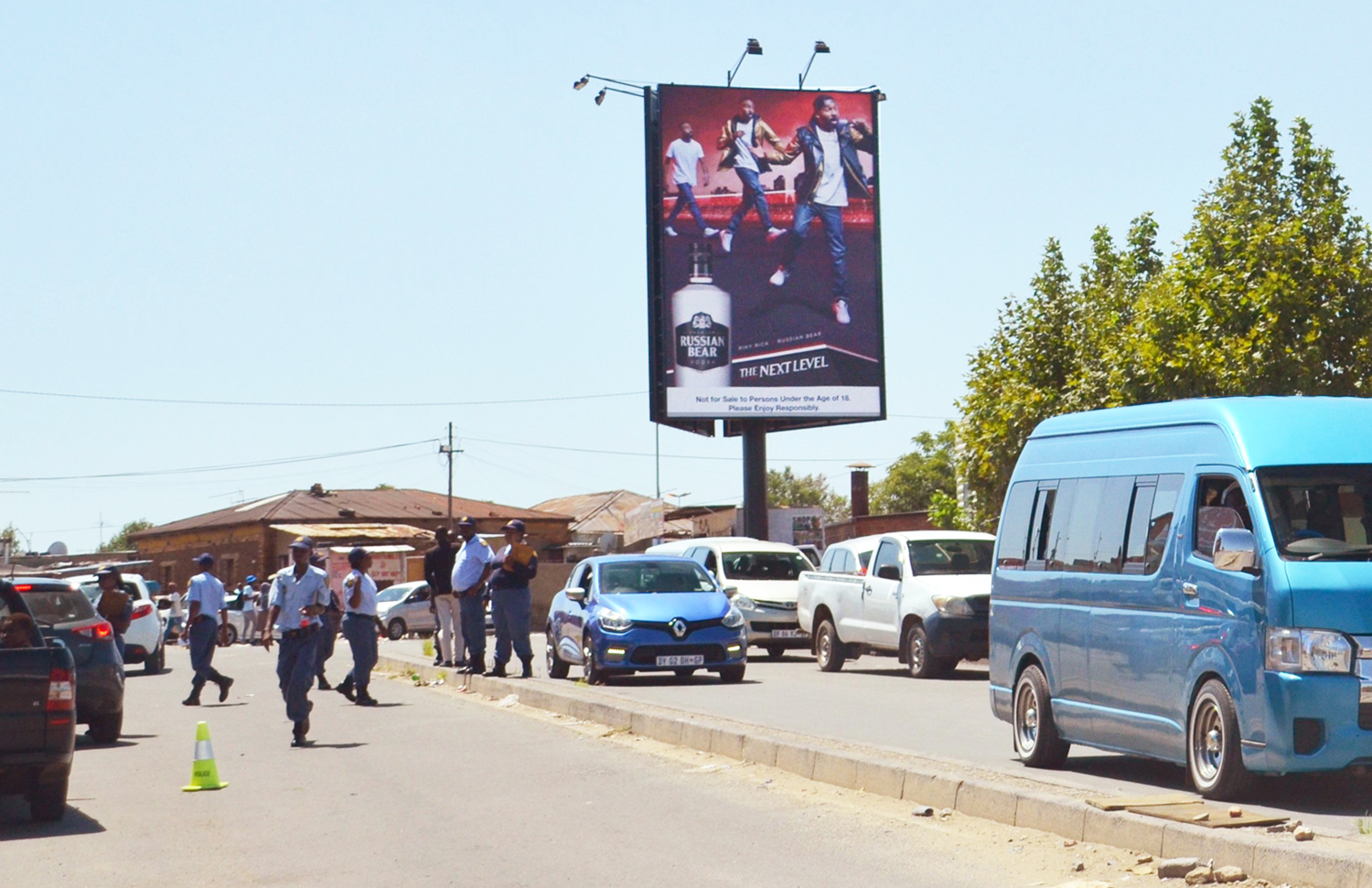 9x6 super sign at Alex Plaza, Alexandra Johannesburg Gauteng. Billboard at Alex Plaza Johannesburg Gauteng. Advertise at Alex Plaza Johannesburg.