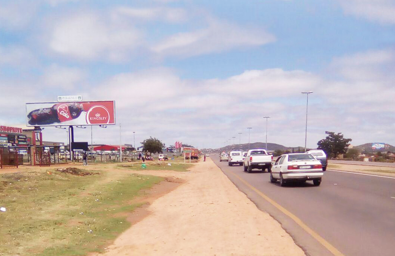 Billboard at Paledi Mall Mankweng Limpopo. Advertise at Paledi Mall Limpopo.
